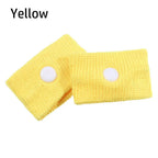 2PCS Anti Motion Sickness Wristbands Anti Nausea Carsickness Seasick Wrist Support Sports