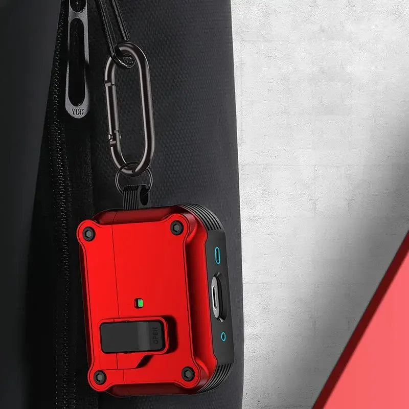 Security Lock Cover for AirPods Pro 3 2025 Pro 3rd Gen 2025 Headphone Fundas With Hook