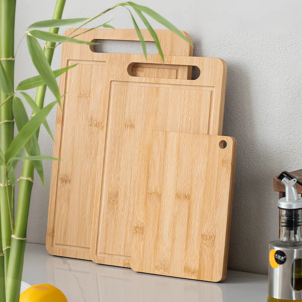 Wooden Cutting Board For Meat Bamboo Fruit Vegetables Chopping Panel