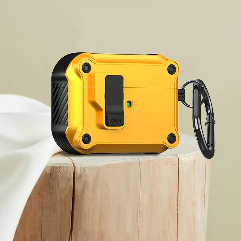 Security Lock Cover for AirPods Pro 3 2025 Pro 3rd Gen 2025 Headphone Fundas With Hook