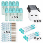 20/40PCS Suit 60ML Empty Pump Bottle Eyelash Shampoo Tool Travel Foam Dispenser Bottle Plastic Cleanser Soap Care