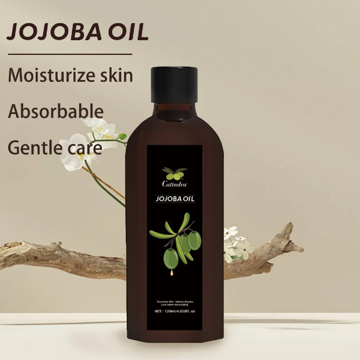 120ml Jojoba Oil Firm Skin Moisturizing Massage Natural Organic