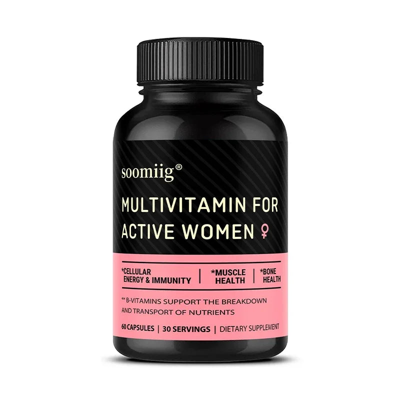 Women's Daily Multivitamin To Support Bone Health Cellular Energy Immune Health