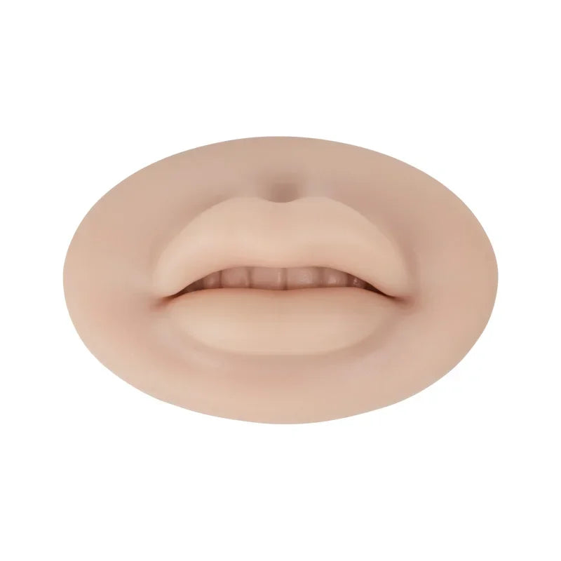 1pcs Microblading Reusable 5D Silicone Practice Lips Solid Lip Block For PMU Beginner Training Tattoo