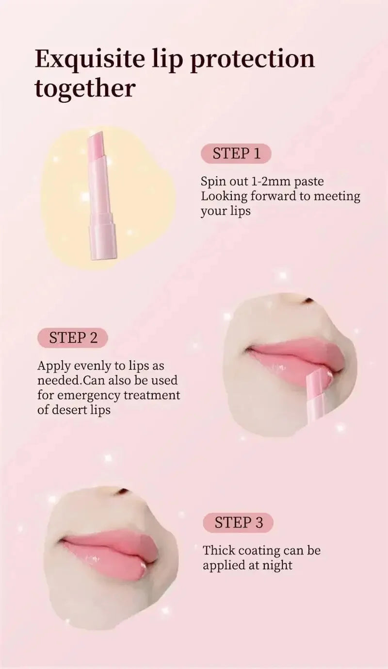 Lip Balm Lightening Pink Lipstick Exfoliating Fade Lip Lines Korean Cosmetics