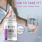 Women’s 50+ Complete Multivitamin Supports Brain, Heart, Digestive and Immune System Health Boosts Metabolism