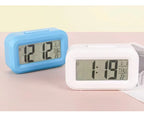 Alarm Clock Digital LED Electronic Backlight Snooze Calendar Home Office Desktop Screen Display Watch