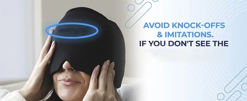 Headgear Migraine Relief Cap Gel Ice Single Layer  Stretchable Compress Hood