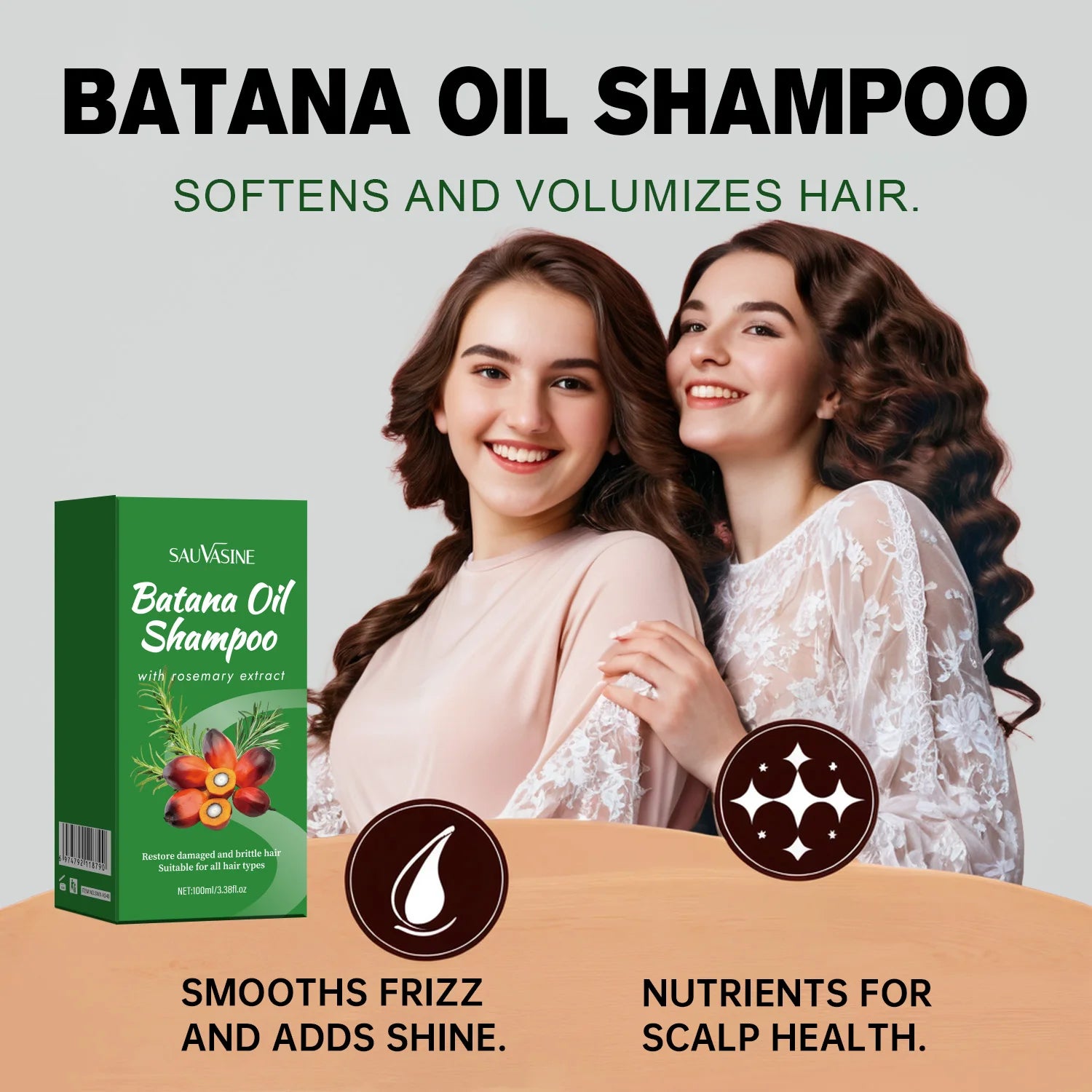 Batana Oil Shampoo and Conditioner Strengthens Restore Damaged Cleansing Dandruff Control Hair Growth