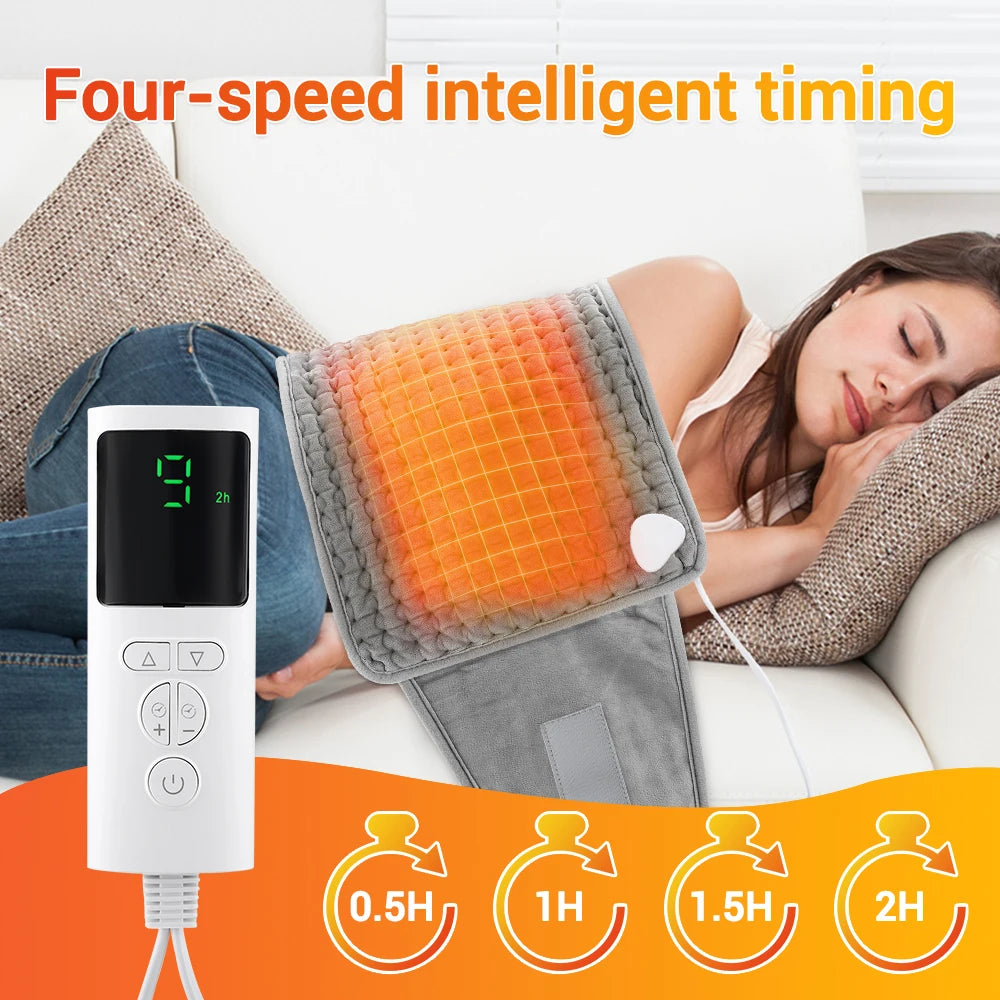 Multifunctional Thermal Electric Heating Pad Waist Lumbar Back Brace Band Support Warmth
