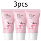 Sakura Sunscreen Cream SPF50 Moisturizing UV Protect Face Body Lotion Oil Control Reduce Melanin