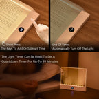 LED Reading Light Book Study Portable Bookmark  Reading in Bed Car Travel