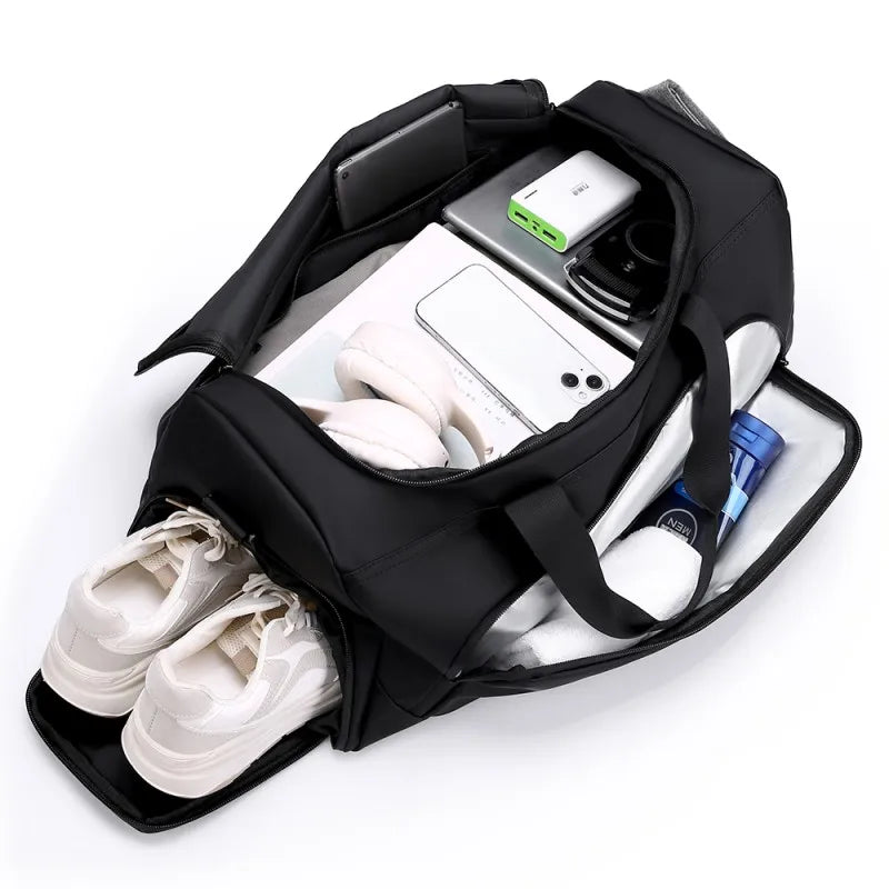 Sports Gym Bag Large Capacity Travel Duffel Bag Multi-compartment