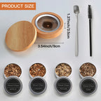 Cocktail Smoker Kit 4 Wood Chips Old Fashioned Whiskey Smoker Drink Accessories
