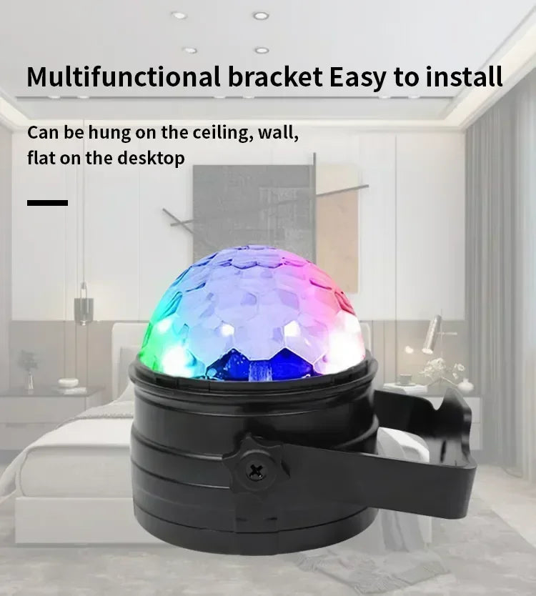 Ocean Wave Projector Light 16 Colors Glow Lamp Home Office Bar Restaurant Night Light