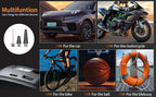 Portable Car Air Pump Electric Tire Inflator Intelligent Digital Display Car Motorcycle Bicycle Air Compressor