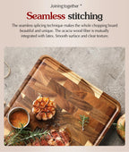 XINZUO Acacia Wood Cutting Board Cut Bread Fruit Meat Wooden Chopping Blocks Non-Slip Kitchen Tools