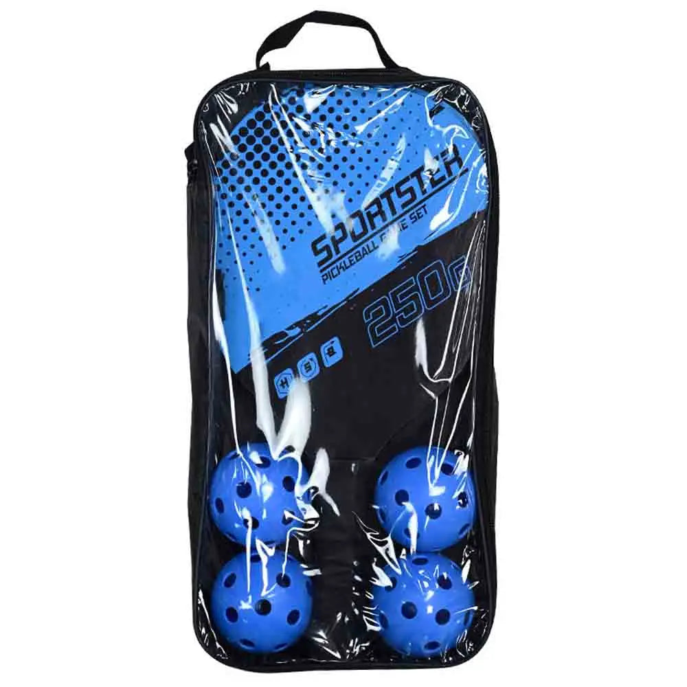Pickleball Rackets Set Paddles Set of 2 & 4 Pickleballs Sports Accessory