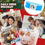 Wearable Bible Verse NFC Bracelet Women Men Christian Daily Religious Gifts