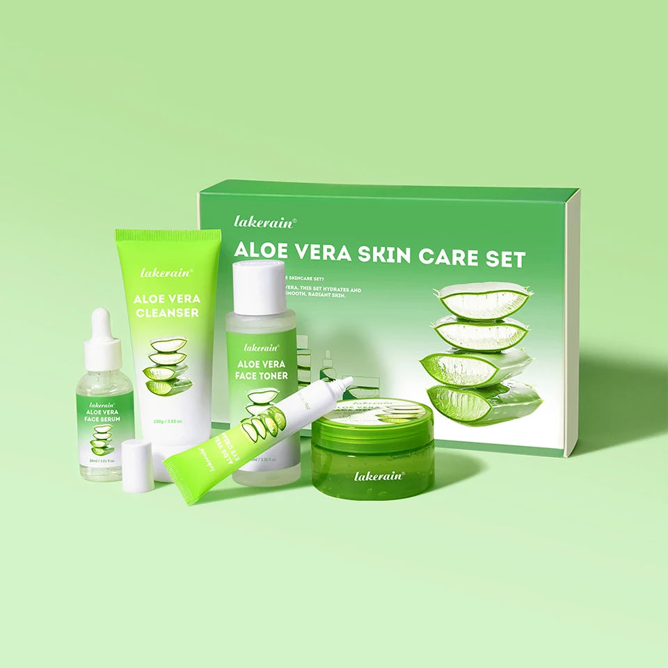 Multi-skin Care Aloe Vera Set Deep Moisturizing Nourishment Whitening Brightening Hydrating