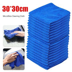 1-20Pcs Microfiber Towels Car Wash Drying Cloth Household Cleaning Cloths Polishing Cloth