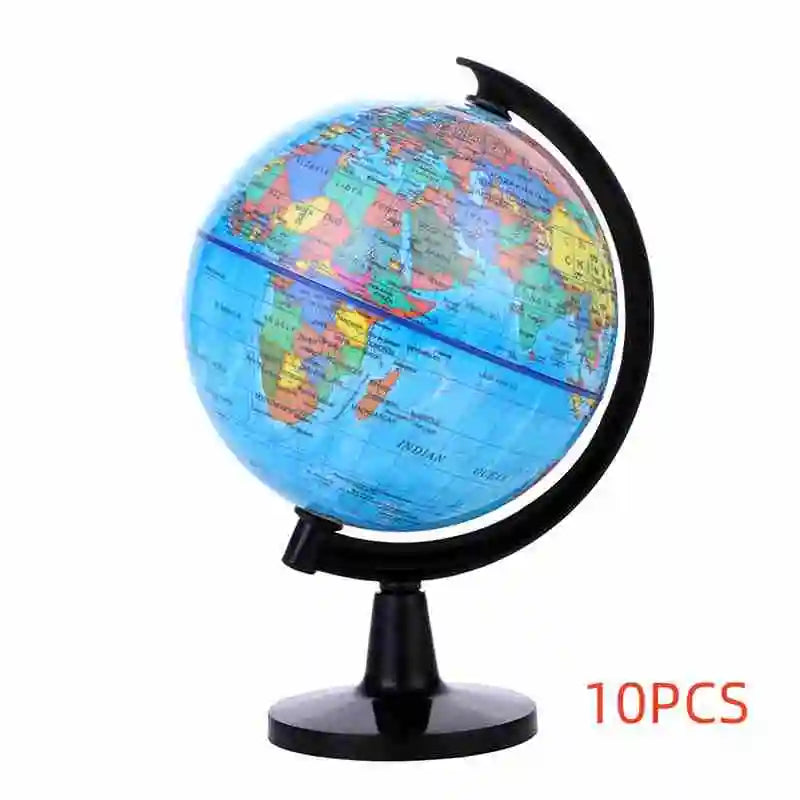 10.6cm Adults Children Discovery Learning Kids 6-12 World Map 360 Degree Ball Standard Teaching Globe English