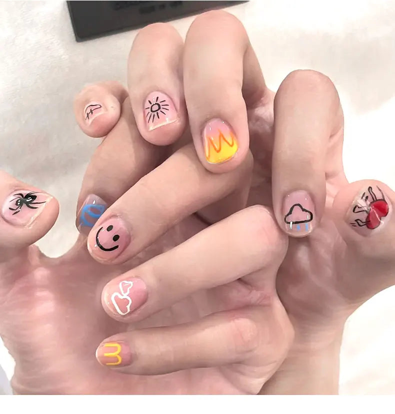 Nail art Markers Customized Special Needle Tube Pens Hand Drawn Outline Acrylic Paint