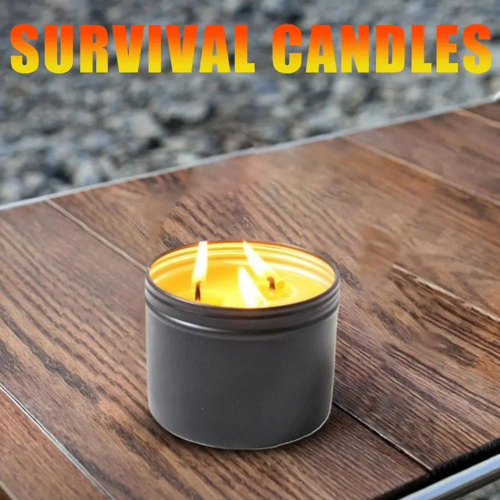 Emergency Candles for Household Disaster Long Burning Waterproof Windproof Camping