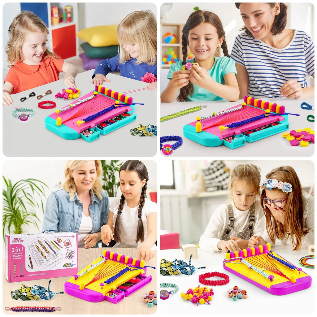 Bracelet Making Kit for Girls Friendship Arts Crafts DIY Jewelry