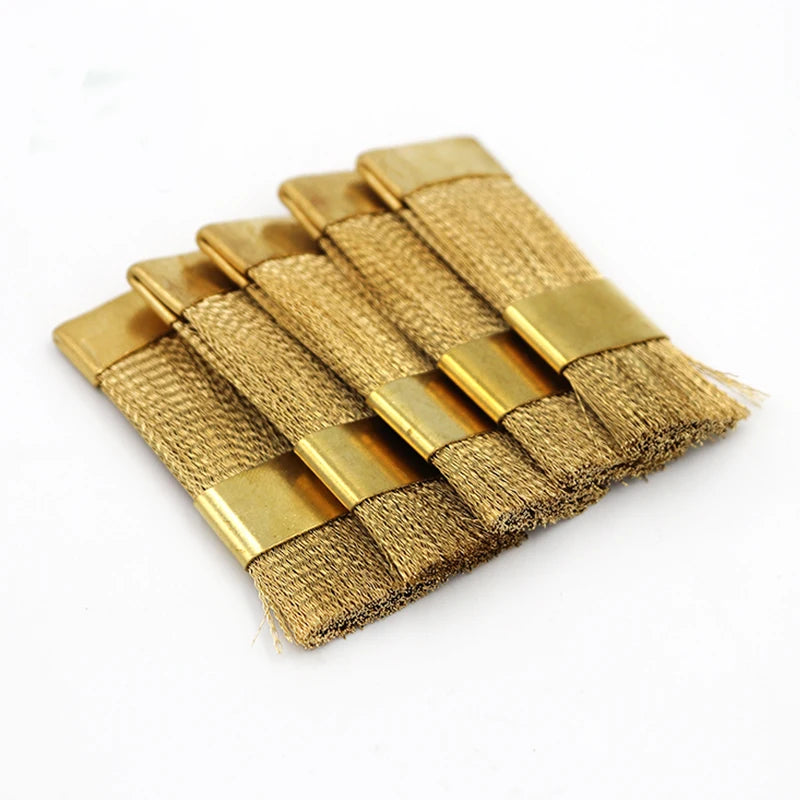 Nail Drill Bits Cleaning Brush Copper Wire Tool