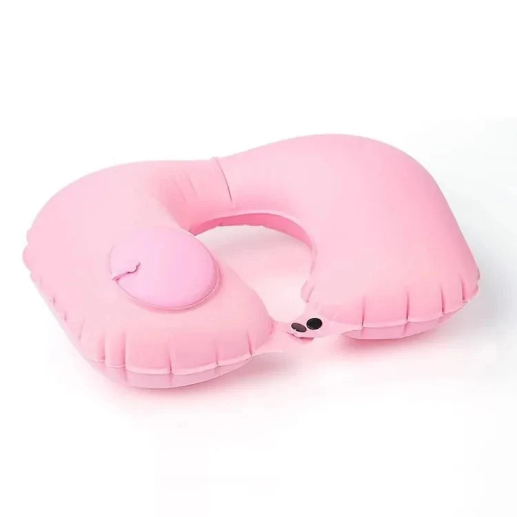 Travel Neck Pillow Inflatable Airplane U-shaped Cervical Orthopedic Portable Foldable