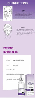 Skin Texture Pore Refining Resurfacing Brightening Facial Serum Retinol and Niacinamide Non-Comedogenic