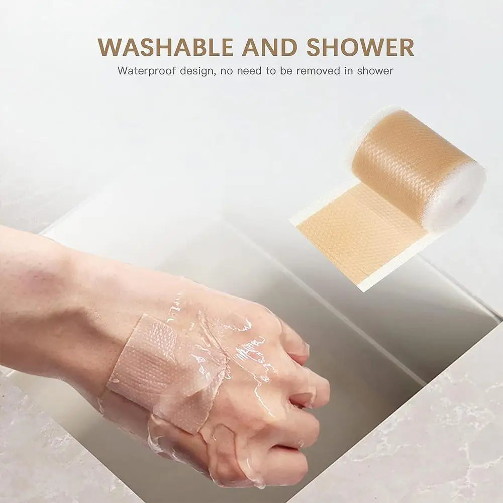 4X300CM Silicone Scar Patch Skin Repair Sheets Self-Adhesive Stretch Mark Tape Therapy Patch Burn Acne Scar  ﻿