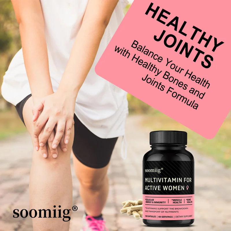 Women's Daily Multivitamin To Support Bone Health Cellular Energy Immune Health