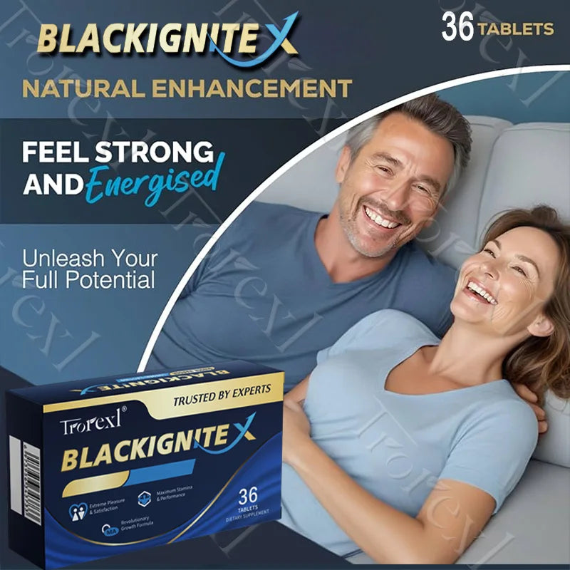 BlackIgniteX Natural Male Enhancing Supplement Boosts Strength & Firmness Enhanced Stamina Performance & Endurance