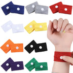 2PCS Anti Motion Sickness Wristbands Anti Nausea Carsickness Seasick Wrist Support Sports