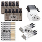 20/40PCS Suit 60ML Empty Pump Bottle Eyelash Shampoo Tool Travel Foam Dispenser Bottle Plastic Cleanser Soap Care
