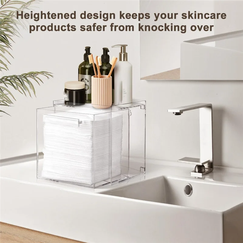 ABUN Clean Skin Club Towel XL Storage Box Dispenser Acrylic