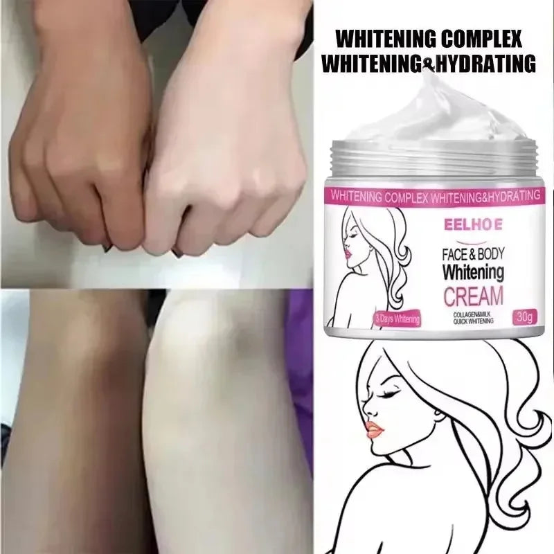 Brightening Cream For Body Knees Remove Dull Pigments Elbows Knuckles Lightening