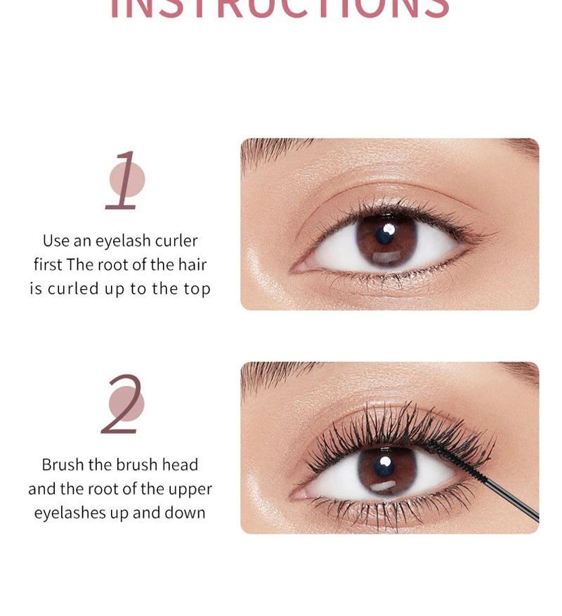 Waterproof Mascara is long-lasting and non-smudge
