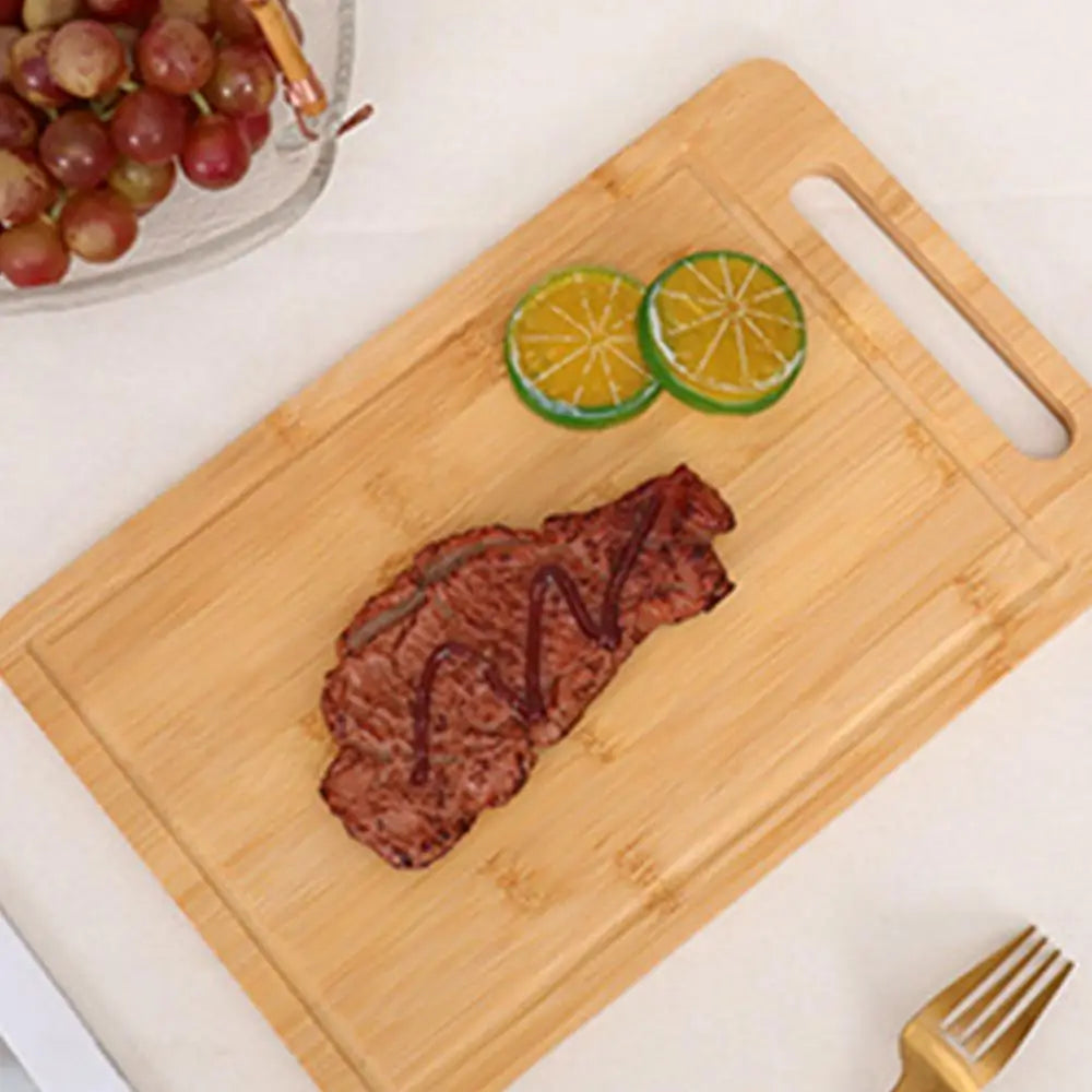 Wooden Cutting Board For Meat Bamboo Fruit Vegetables Chopping Panel