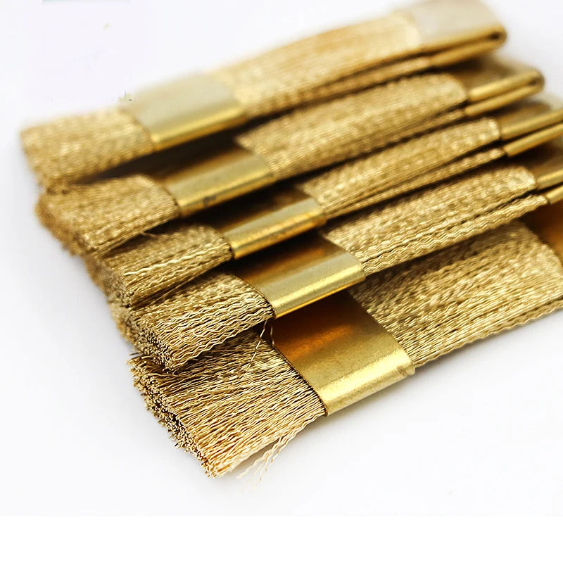 Nail Drill Bits Cleaning Brush Copper Wire Tool