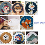 Punch Needle Kits for Beginners Adults Embroidery Starter Craft Tools Ocean Life Theme DIY Wall Art Gift for Women