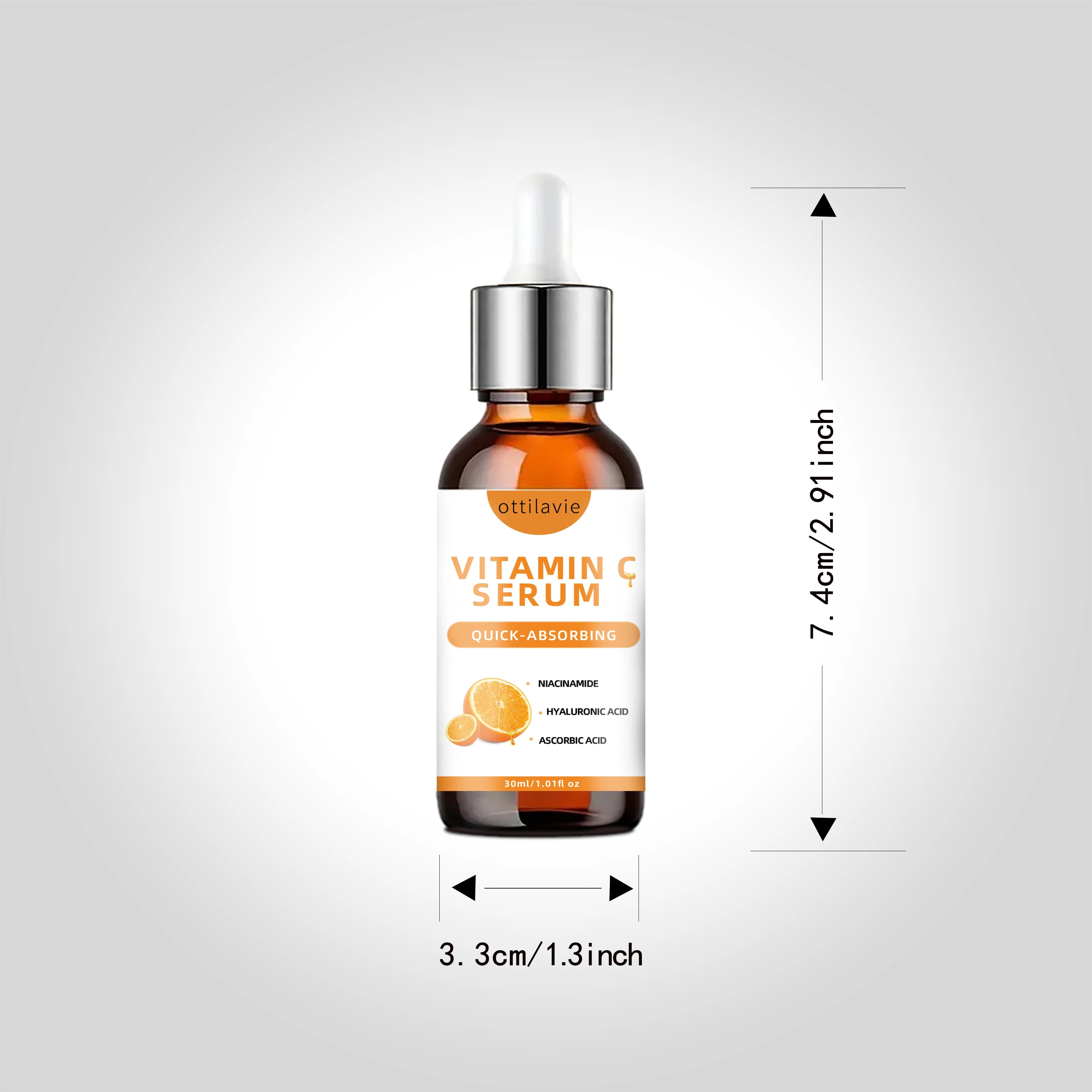 Vitamin C Serum with Hyaluronic Acid for Glowing Skin
