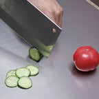 Premium Stainless Steel Chopping Board Large Easy Clean Multipurpose Cutting Surface for Fruits Vegetables & More