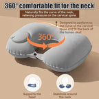 Travel Neck Pillow Inflatable Airplane U-shaped Cervical Orthopedic Portable Foldable