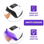 SUN X11 MAX Professional Nail Drying Lamp for Manicure 280W Nails Gel Polish Auto Sensor UV LED