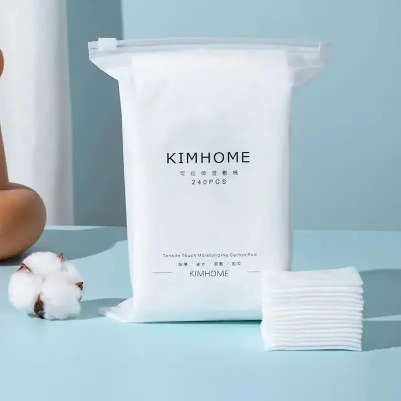 240PCS Multi Functional Cotton Pad Wet Makeup Remover Toner