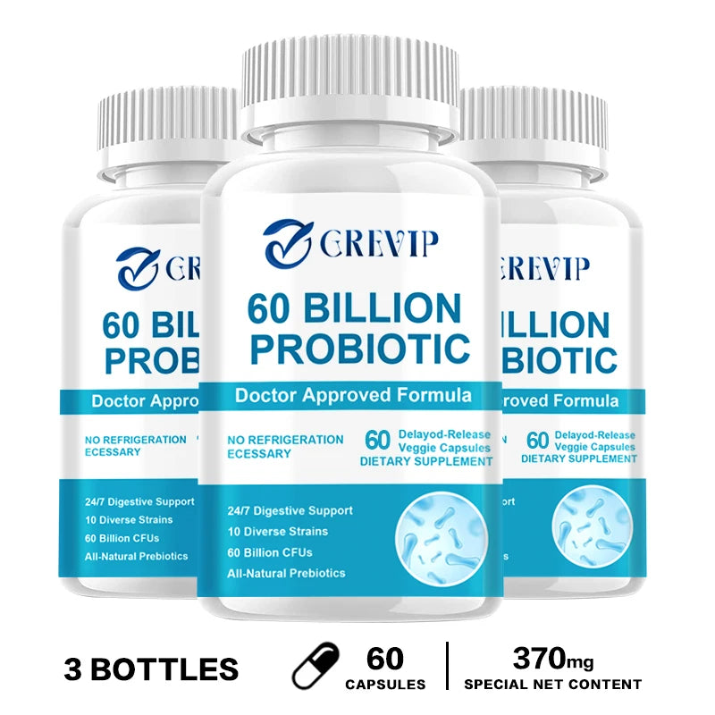 60 Billion Probiotics To Promote Healthy Digestion