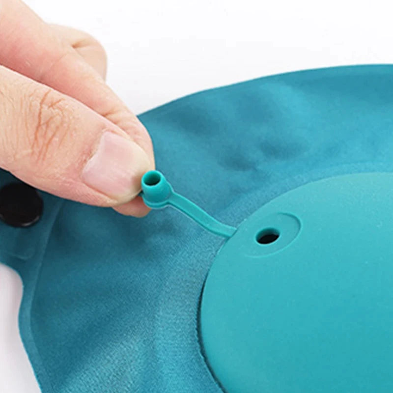 Travel Neck Pillow Inflatable Airplane U-shaped Cervical Orthopedic Portable Foldable